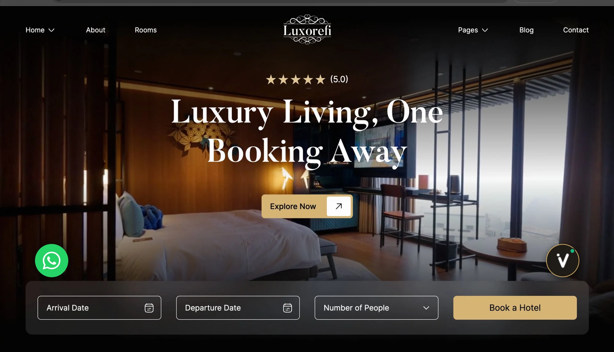 Sito Verissa premium con WhatsApp e concierge AI per prenotazioni dirette